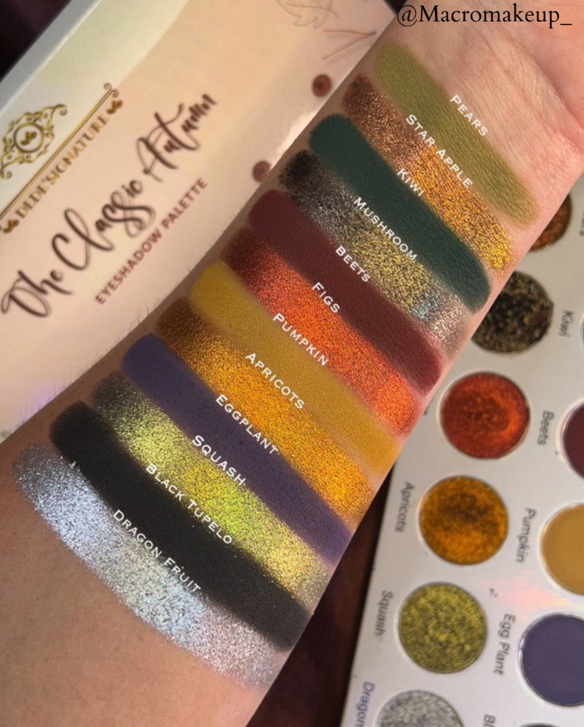 Fleur & Blush | Autumn Petals Eyeshadow Palette — Classic Autumn