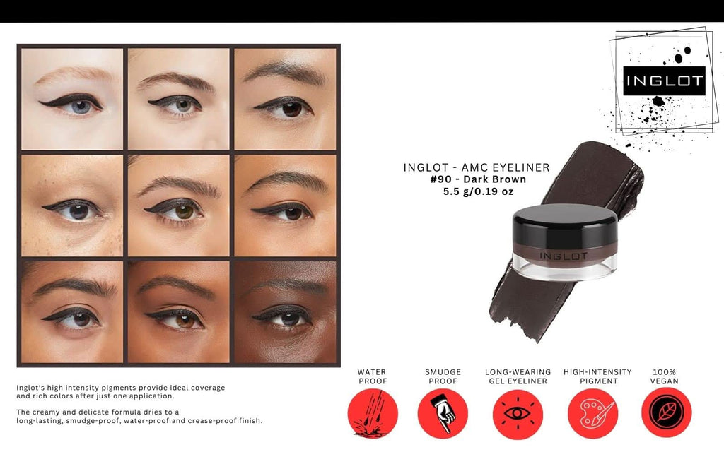 Fleur & Blush | Petal Artistry Liner Trio — INGLOT AMC 77, 90 & 30T