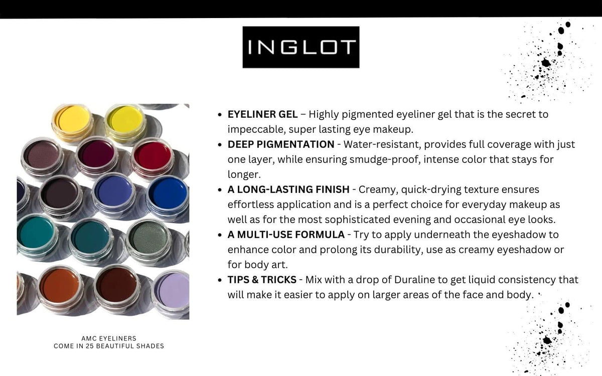 Fleur & Blush | Petal Artistry Liner Trio — INGLOT AMC 77, 90 & 30T