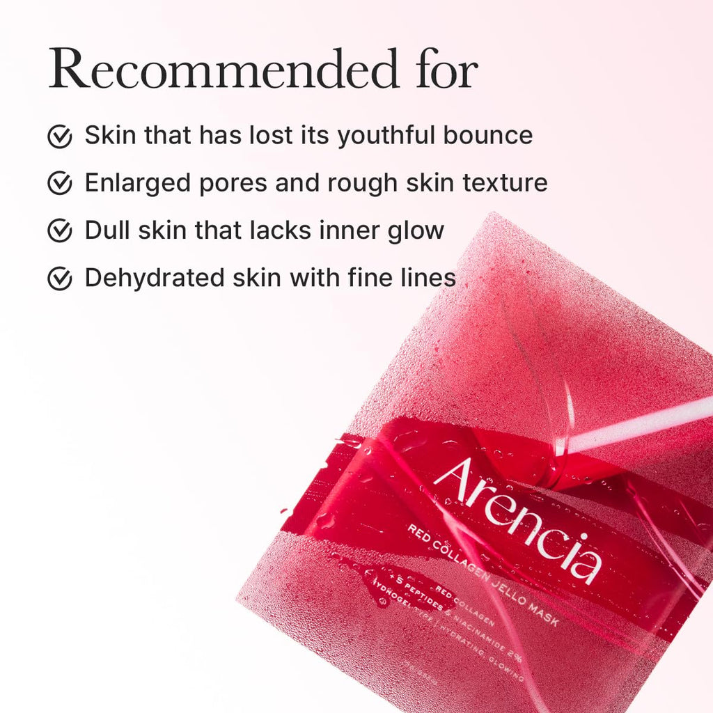Fleur & Blush | Rose Dew Mask Ritual — Arencia Red Collagen Jello Mask