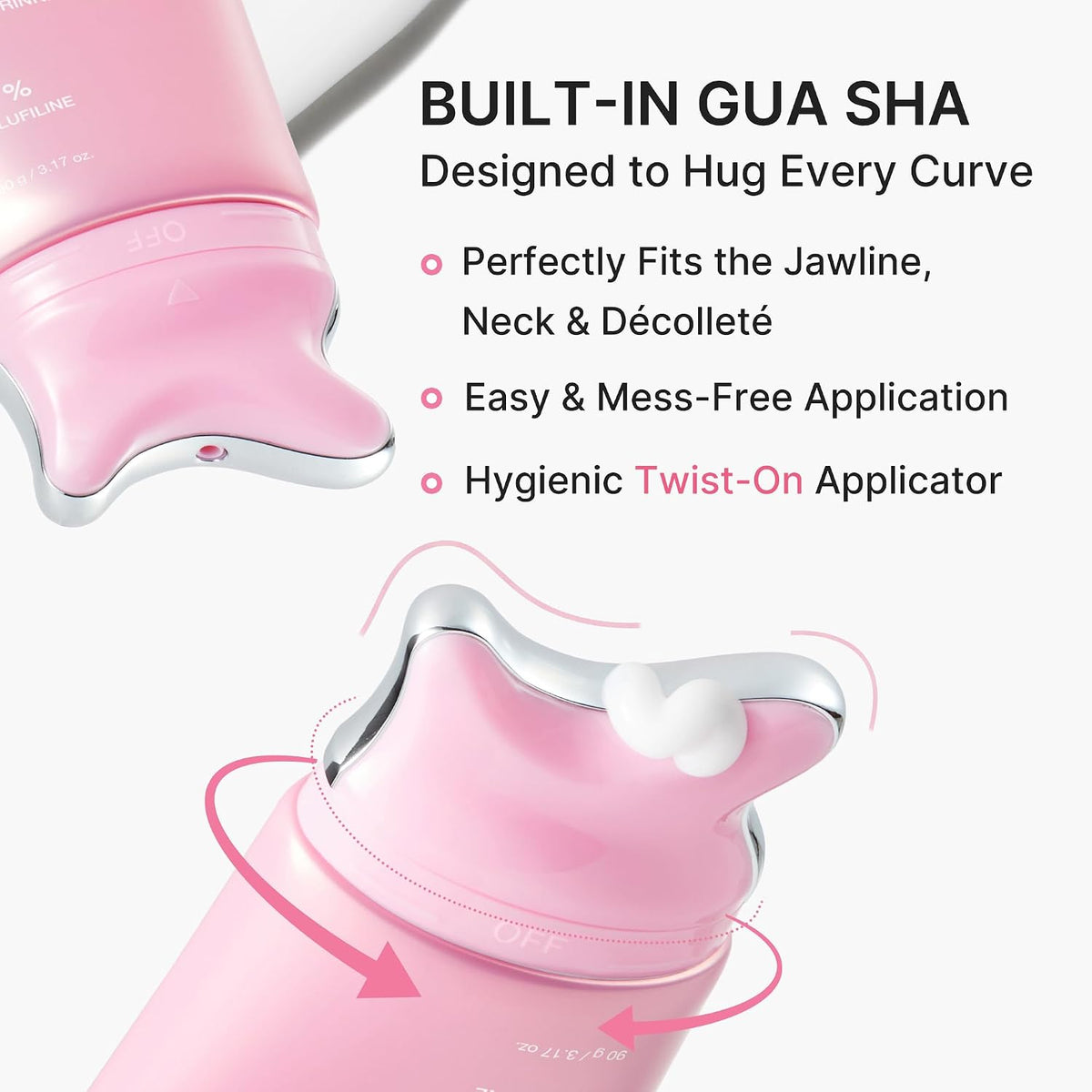 Fleur & Blush | Sculpted Bloom Neck Cream — Medicube PDRN Collagen Gua Sha