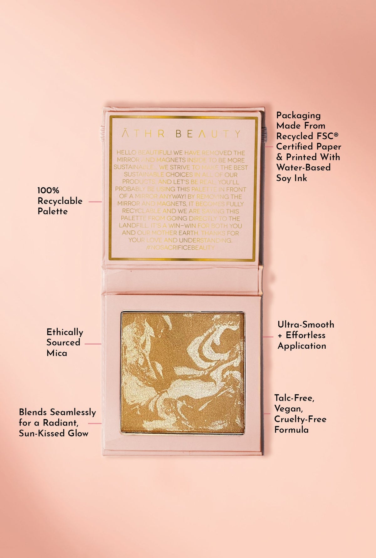 Fleur & Blush | Sun-Kissed Petal Bronzer — ĀTHR Diffused Reflections