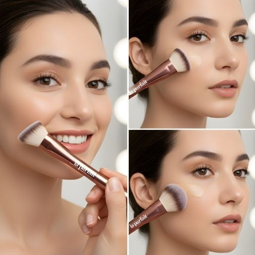 Fleur & Blush | Petal Blend Dual-Ended Kabuki Brush