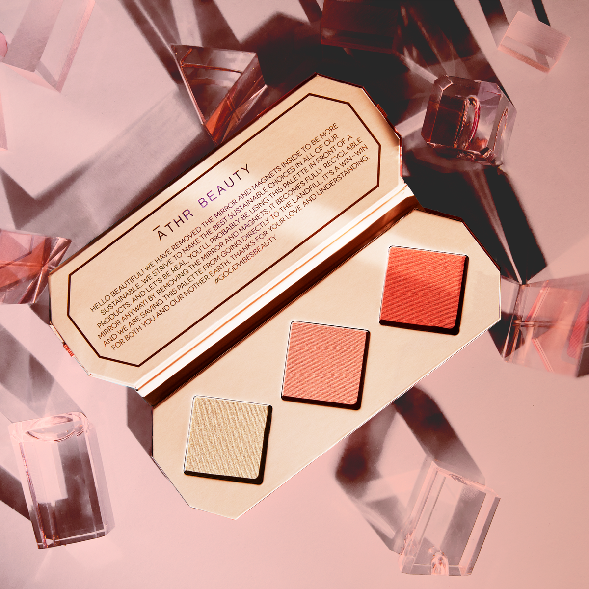Fleur & Blush | Crystal Bloom Cheek Trio — ĀTHR Crystal Charged
