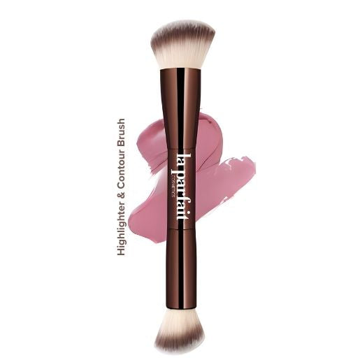 Fleur & Blush | Petal Blend Dual-Ended Kabuki Brush