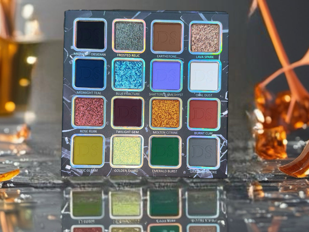 Fleur & Blush | Jewel Bloom Eyeshadow Palette — Broken Jewels