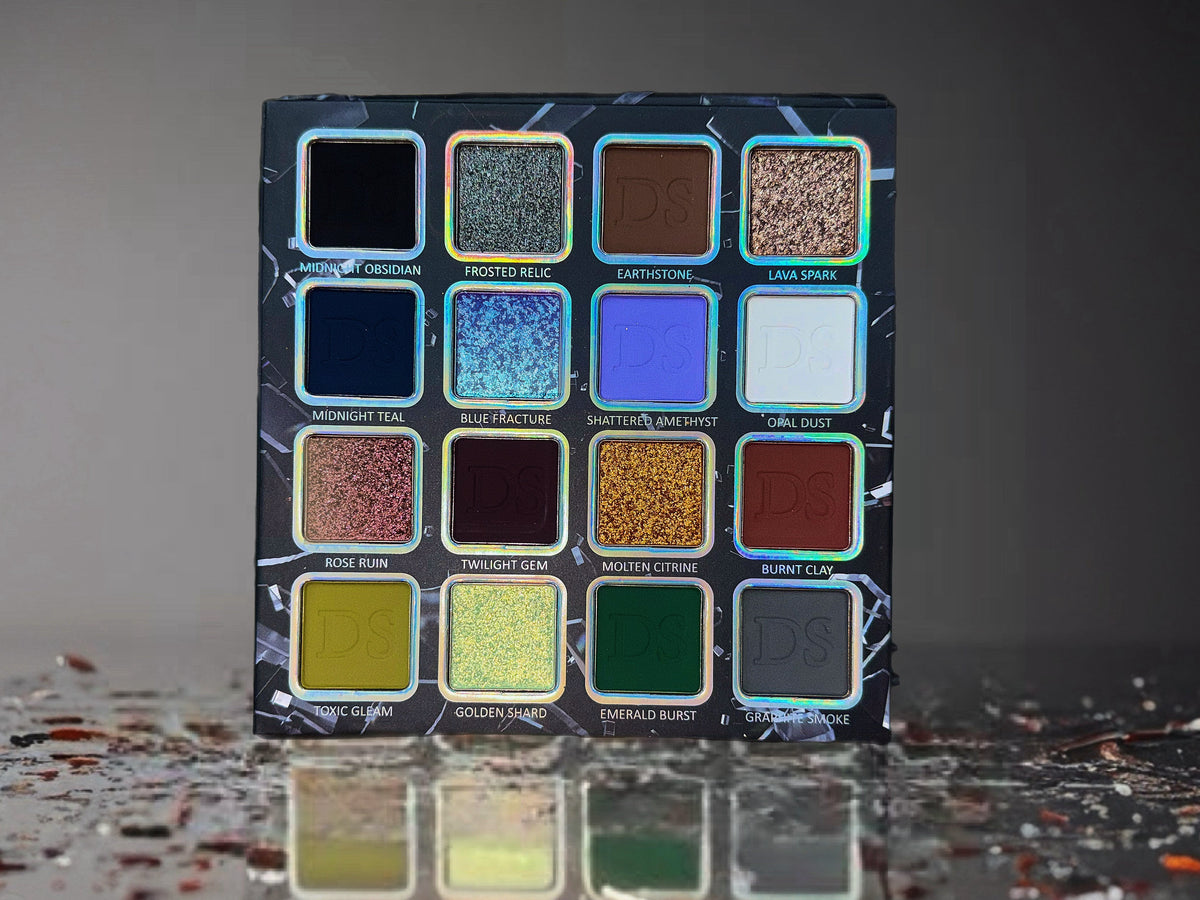 Fleur & Blush | Jewel Bloom Eyeshadow Palette — Broken Jewels