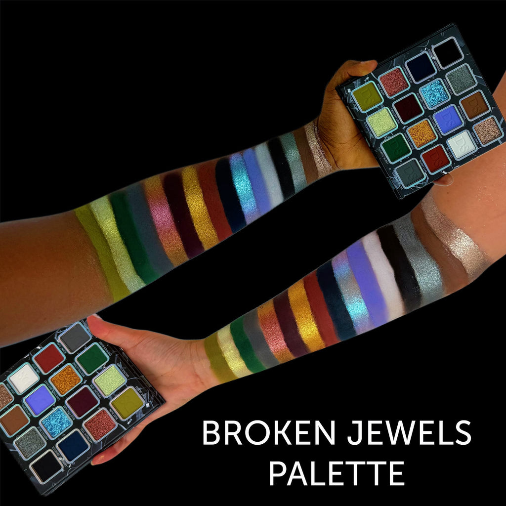 Fleur & Blush | Jewel Bloom Eyeshadow Palette — Broken Jewels